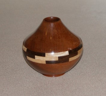 This segmented hollow form won a highly commended certificate for Chris Withall